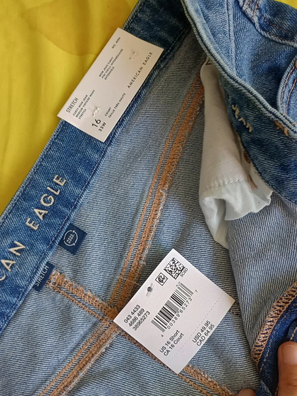 American Eagle Outfitters jeans  curvy fit/ super high rise/ stretch fabric NWT